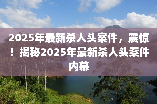 2025年最新杀人头案件，震惊！揭秘2025年最新杀人头案件内幕