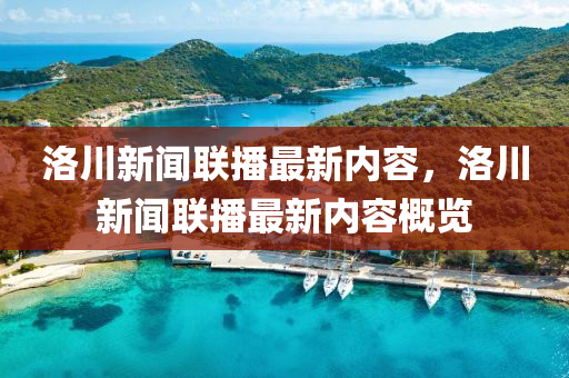 洛川新闻联播最新内容，洛川新闻联播最新内容概览