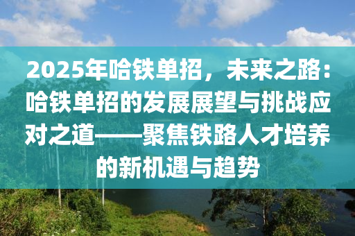 2025年哈铁单招，未来之路：哈铁单招的发展展望与挑战应对之道——聚焦铁路人才培养的新机遇与趋势