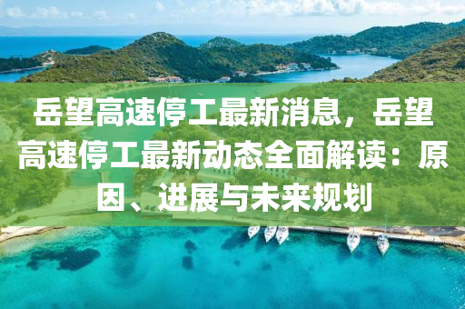 岳望高速停工最新消息，岳望高速停工最新动态全面解读：原因、进展与未来规划