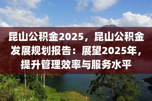 昆山公积金2025，昆山公积金发展规划报告：展望2025年，提升管理效率与服务水平