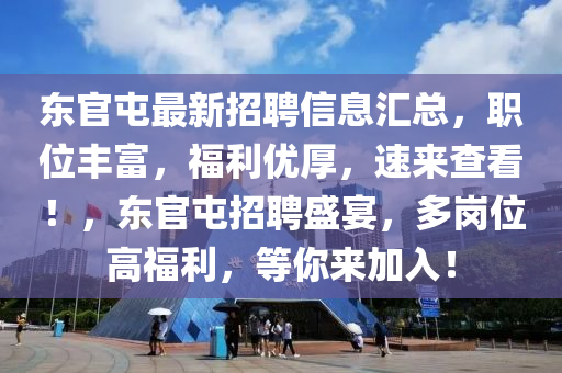 东官屯最新招聘信息汇总，职位丰富，福利优厚，速来查看！，东官屯招聘盛宴，多岗位高福利，等你来加入！