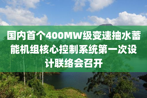 国内首个400MW级变速抽水蓄能机组核心控制系统第一次设计联络会召开