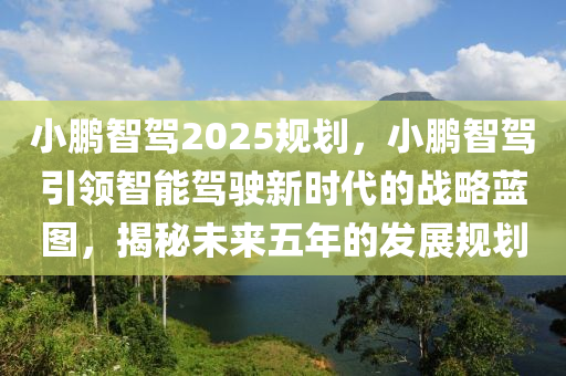 小鹏智驾2025规划，小鹏智驾引领智能驾驶新时代的战略蓝图，揭秘未来五年的发展规划