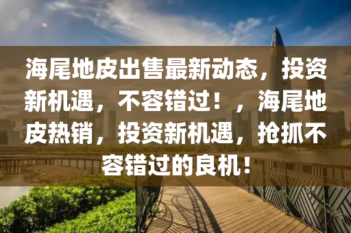 海尾地皮出售最新动态，投资新机遇，不容错过！，海尾地皮热销，投资新机遇，抢抓不容错过的良机！