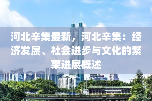 河北辛集最新，河北辛集：经济发展、社会进步与文化的繁荣进展概述