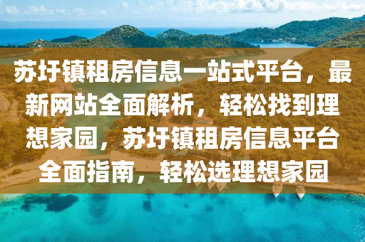 苏圩镇租房信息一站式平台，最新网站全面解析，轻松找到理想家园，苏圩镇租房信息平台全面指南，轻松选理想家园