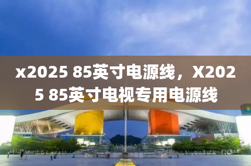 x2025 85英寸电源线，X2025 85英寸电视专用电源线