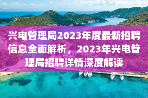 兴电管理局2023年度最新招聘信息全面解析，2023年兴电管理局招聘详情深度解读