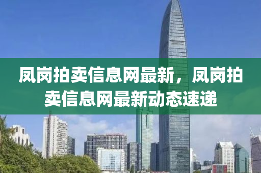 凤岗拍卖信息网最新，凤岗拍卖信息网最新动态速递