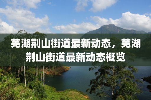 芜湖荆山街道最新动态，芜湖荆山街道最新动态概览