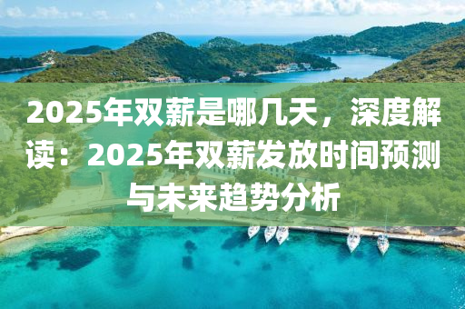 2025年双薪是哪几天，深度解读：2025年双薪发放时间预测与未来趋势分析