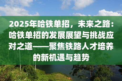 2025年哈铁单招，未来之路：哈铁单招的发展展望与挑战应对之道——聚焦铁路人才培养的新机遇与趋势