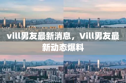 vill男友最新消息，Vill男友最新动态爆料