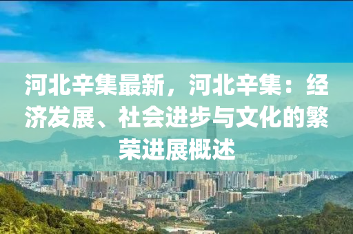 河北辛集最新，河北辛集：经济发展、社会进步与文化的繁荣进展概述