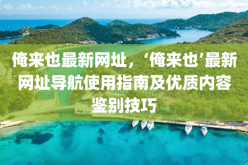 俺来也最新网址，‘俺来也’最新网址导航使用指南及优质内容鉴别技巧