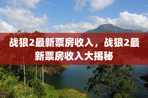 战狼2最新票房收入，战狼2最新票房收入大揭秘