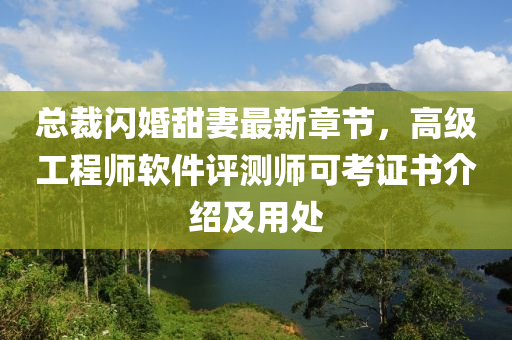 总裁闪婚甜妻最新章节，高级工程师软件评测师可考证书介绍及用处