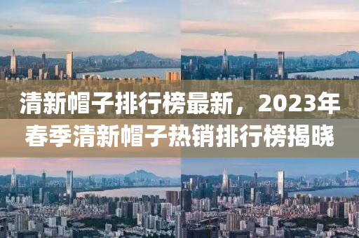 清新帽子排行榜最新，2023年春季清新帽子热销排行榜揭晓