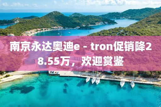 南京永达奥迪e - tron促销降28.55万，欢迎赏鉴