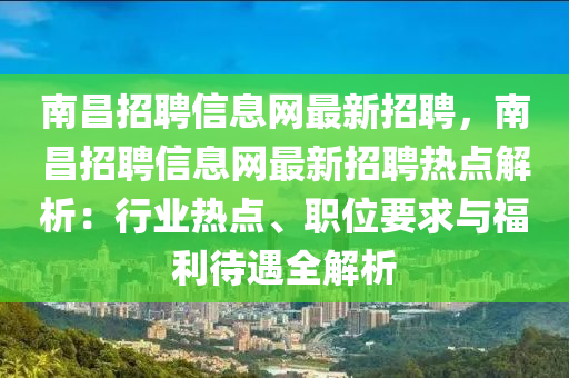 南昌招聘信息网最新招聘，南昌招聘信息网最新招聘热点解析：行业热点、职位要求与福利待遇全解析