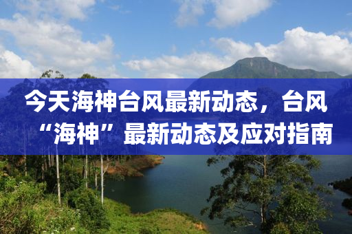 今天海神台风最新动态，台风“海神”最新动态及应对指南