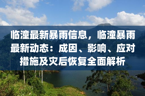 临潼最新暴雨信息，临潼暴雨最新动态：成因、影响、应对措施及灾后恢复全面解析