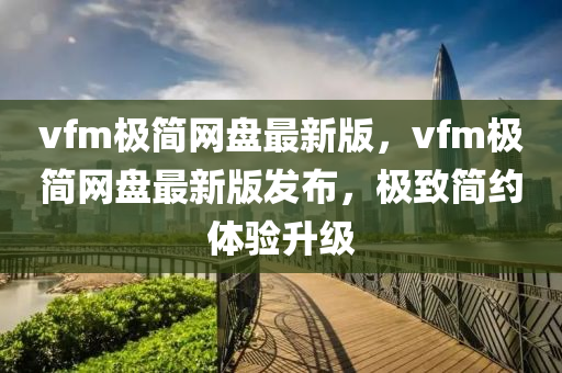 vfm极简网盘最新版，vfm极简网盘最新版发布，极致简约体验升级