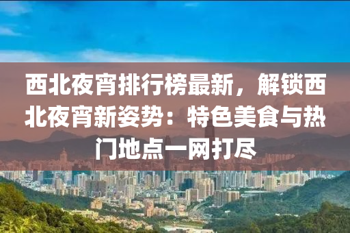 西北夜宵排行榜最新，解锁西北夜宵新姿势：特色美食与热门地点一网打尽