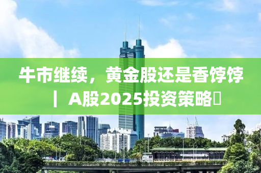 牛市继续，黄金股还是香饽饽｜ A股2025投资策略⑪