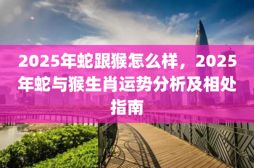 2025年蛇跟猴怎么样，2025年蛇与猴生肖运势分析及相处指南