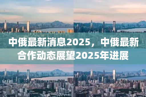 中俄最新消息2025，中俄最新合作动态展望2025年进展