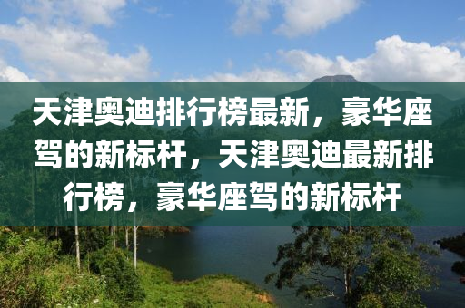 天津奥迪排行榜最新，豪华座驾的新标杆，天津奥迪最新排行榜，豪华座驾的新标杆