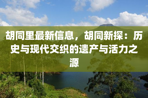 胡同里最新信息，胡同新探：历史与现代交织的遗产与活力之源