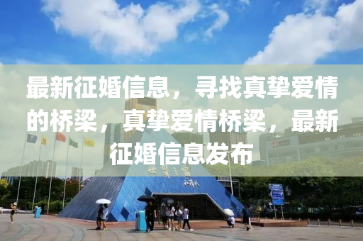 最新征婚信息，寻找真挚爱情的桥梁，真挚爱情桥梁，最新征婚信息发布