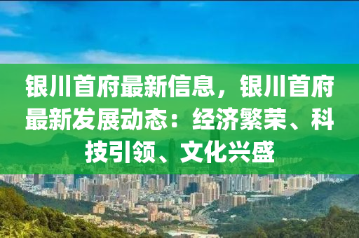 银川首府最新信息，银川首府最新发展动态：经济繁荣、科技引领、文化兴盛