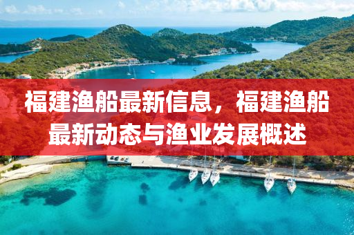 福建渔船最新信息，福建渔船最新动态与渔业发展概述