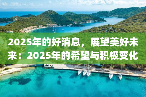 2025年的好消息，展望美好未来：2025年的希望与积极变化