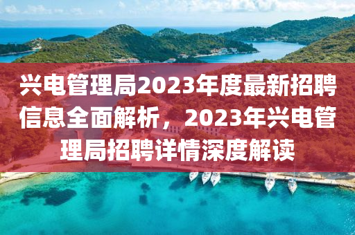 兴电管理局2023年度最新招聘信息全面解析，2023年兴电管理局招聘详情深度解读