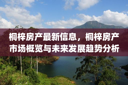 桐梓房产最新信息，桐梓房产市场概览与未来发展趋势分析