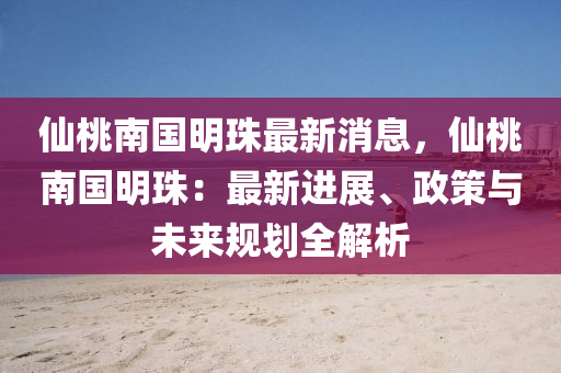 仙桃南国明珠最新消息，仙桃南国明珠：最新进展、政策与未来规划全解析