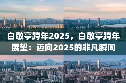 白敬亭跨年2025，白敬亭跨年展望：迈向2025的非凡瞬间