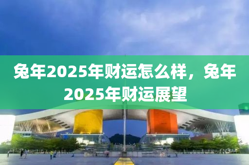 兔年2025年财运怎么样，兔年2025年财运展望