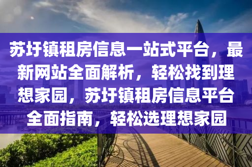 苏圩镇租房信息一站式平台，最新网站全面解析，轻松找到理想家园，苏圩镇租房信息平台全面指南，轻松选理想家园