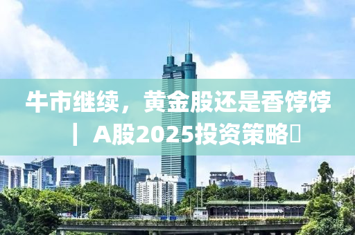 牛市继续，黄金股还是香饽饽｜ A股2025投资策略⑪