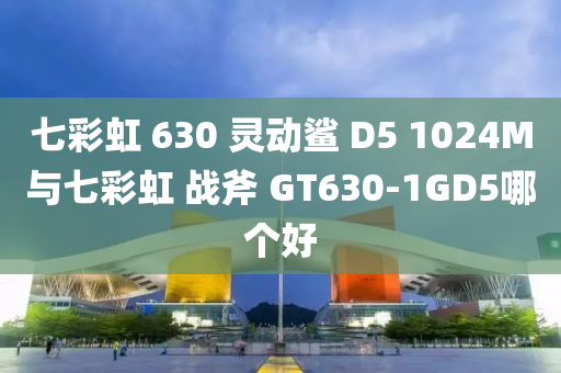 七彩虹 630 灵动鲨 D5 1024M与七彩虹 战斧 GT630-1GD5哪个好