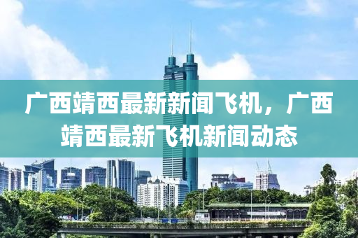 广西靖西最新新闻飞机，广西靖西最新飞机新闻动态