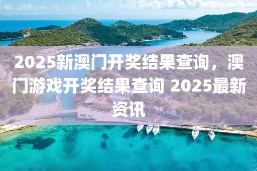 2025新澳门开奖结果查询，澳门游戏开奖结果查询 2025最新资讯