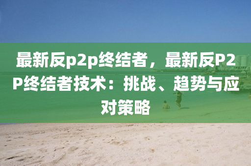 最新反p2p终结者，最新反P2P终结者技术：挑战、趋势与应对策略