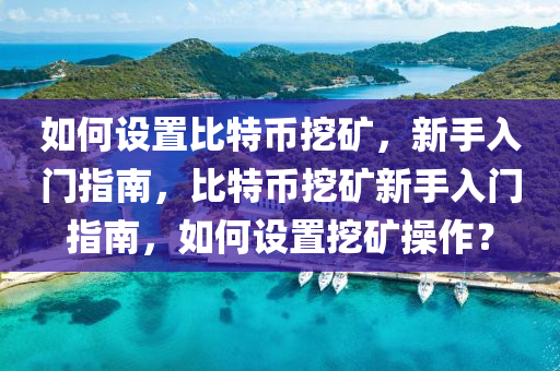 如何设置比特币挖矿，新手入门指南，比特币挖矿新手入门指南，如何设置挖矿操作？